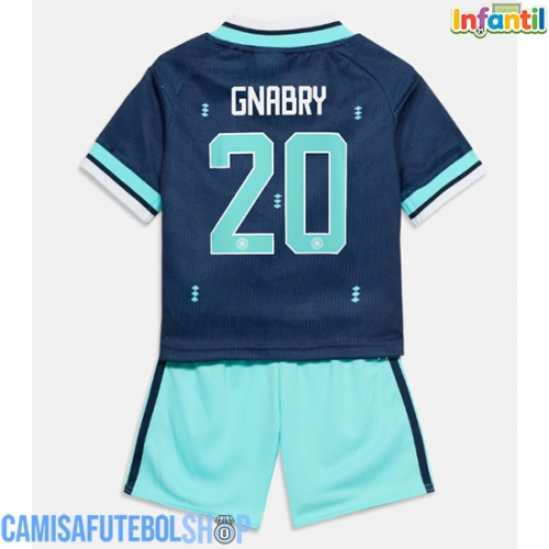 Camisa de time de futebol Alemanha Serge Gnabry #20 Replicas 2º Equipamento Infantil Mundo 2026 Manga Curta (+ Calças curtas)